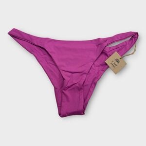 Free‎ People x Toast Signature High Hip Bikini Bottom Size XL Purple Orchid NWT